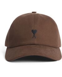 Ami Paris - Embroidered Logo Baseball Cap - Lyst