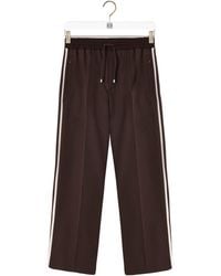 Loewe - Wool-Blend Drawstring Trousers - Lyst