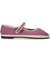 Flabelus - Linen Ariadne Mary Janes - Lyst