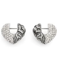 Balenciaga - Xs Crystal Midnight Earrings - Lyst