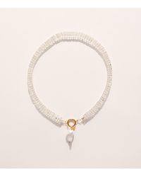 Hermina Athens - Beaded Freshwater Pearl Necklace - Lyst