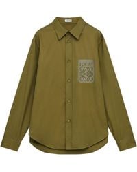Loewe - Anagram-patch Shirt - Lyst
