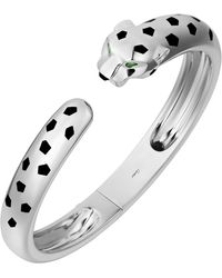 Cartier - Medium, Tsavorite Garnet And Onyx Panthère De Bracelet - Lyst