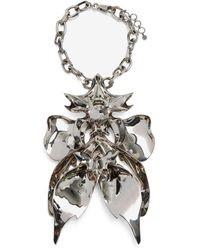 Alexander McQueen - Oversized Orchid Necklace - Lyst