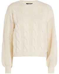 PAIGE - Cable-knit Osanne Sweater - Lyst