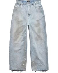 Balenciaga - Japanese Twill Baggy Jeans - Lyst