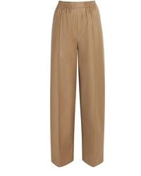 Yves Salomon - Wool-Silk Trousers - Lyst