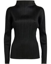 Pleats Please Issey Miyake - New Colorful Basics Long-sleeved Top - Lyst