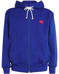 COMME DES GARÇONS PLAY - Zip-Up Heart Hoodie - Lyst