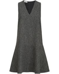 Brunello Cucinelli - Virgin Wool Mini Dress - Lyst