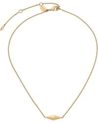 Jimmy Choo - Diamond Fine Chain Necklace - Lyst