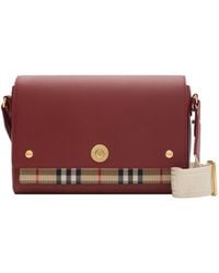 Burberry - Leather Note Cross-Body Bag - Lyst
