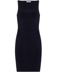Alaïa - Silk-Blend Bodycon Mini Dress - Lyst