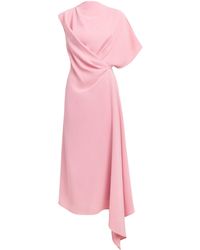 ROKSANDA - Crepe One-Shoulder Elva Midi Dress - Lyst