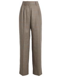 Blazé Milano - Virgin Wool Check Fox Tailored Trousers - Lyst