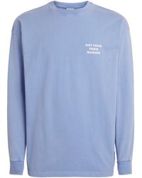 Drole de Monsieur - Cotton Slogan Long-Sleeve T-Shirt - Lyst