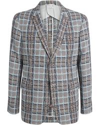 Thom Browne - Cotton Tweed Check Blazer - Lyst