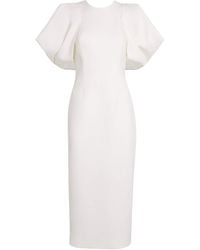 ROKSANDA - Bow-Tied Calita Midi Dress - Lyst