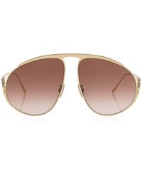 Loewe - Hillock Pilot Sunglasses - Lyst