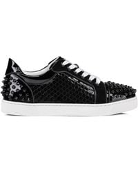 Christian Louboutin - Vieira 2 Brand-spike Leather Trainers - Lyst