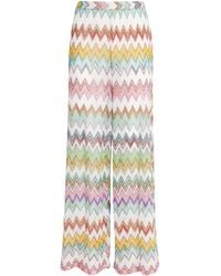 Missoni - Zigzag Wide-Leg Trousers - Lyst