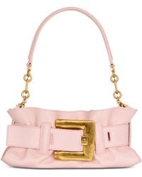Balmain - Mini Leather Anthem Shoulder Bag - Lyst