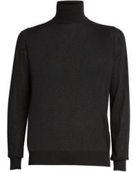 Giorgio Armani - Cashmere-Silk Rollneck Sweater - Lyst