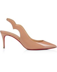 Christian Louboutin - Hot Chick Patent Leather Slingback Pumps 70 - Lyst