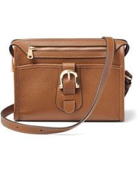 Aspinal of London - Small Leather Bella Cross-Body Satchel - Lyst