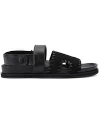 Kurt Geiger - Suede Baker Sandals - Lyst