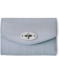 Mulberry - Croc-Effect Leather Darley Wallet - Lyst