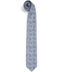 Eton - Silk Paisley Tie - Lyst