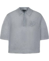 AllSaints - Mohair-Blend Anabel Polo Top - Lyst