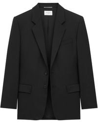 Saint Laurent - Wool Single-Breasted Jacket - Lyst