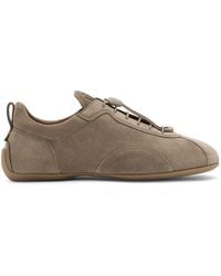 dunhill - Suede Automotive Davies Sneakers - Lyst