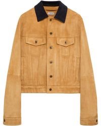 Loewe - Suede Jacket - Lyst