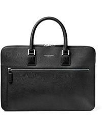 Aspinal of London - Leather Connaught Briefcase - Lyst