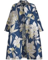 Eskandar - Cotton-Silk Jacquard A-Line Shacket - Lyst