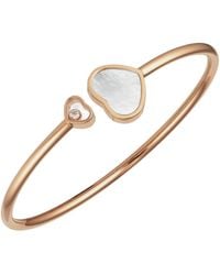 Chopard - And Diamond Happy Hearts Bangle - Lyst