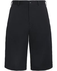 Comme des Garçons - Wool Zip-Up Chino Shorts - Lyst