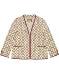 Gucci - Gg Cotton-blend Tweed Jacket - Lyst