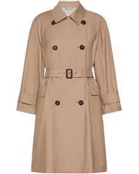 Max Mara - Water-Repellent Short Trench Coat - Lyst