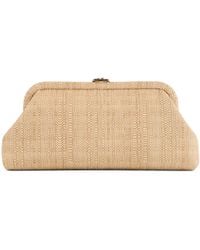 Jimmy Choo - Skylar Woven Clutch Bag - Lyst