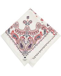 Weekend by Maxmara - Silk Paisley Print Square Scarf - Lyst