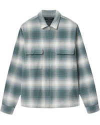 AllSaints - Organic Cotton Check Polanco Overshirt - Lyst