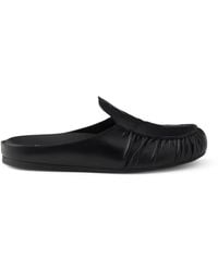 Prada - Leather Mules - Lyst