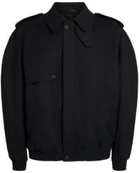 MM6 by Maison Margiela - Cotton Twill Jacket - Lyst
