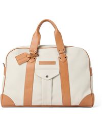 Brunello Cucinelli - Leather Travel Bag - Lyst