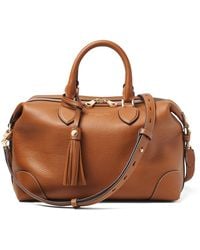 Aspinal of London - Leather Midi The Hudson Bowling Bag - Lyst