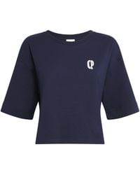 Claudie Pierlot - Cotton Logo-Embroidered T-Shirt - Lyst